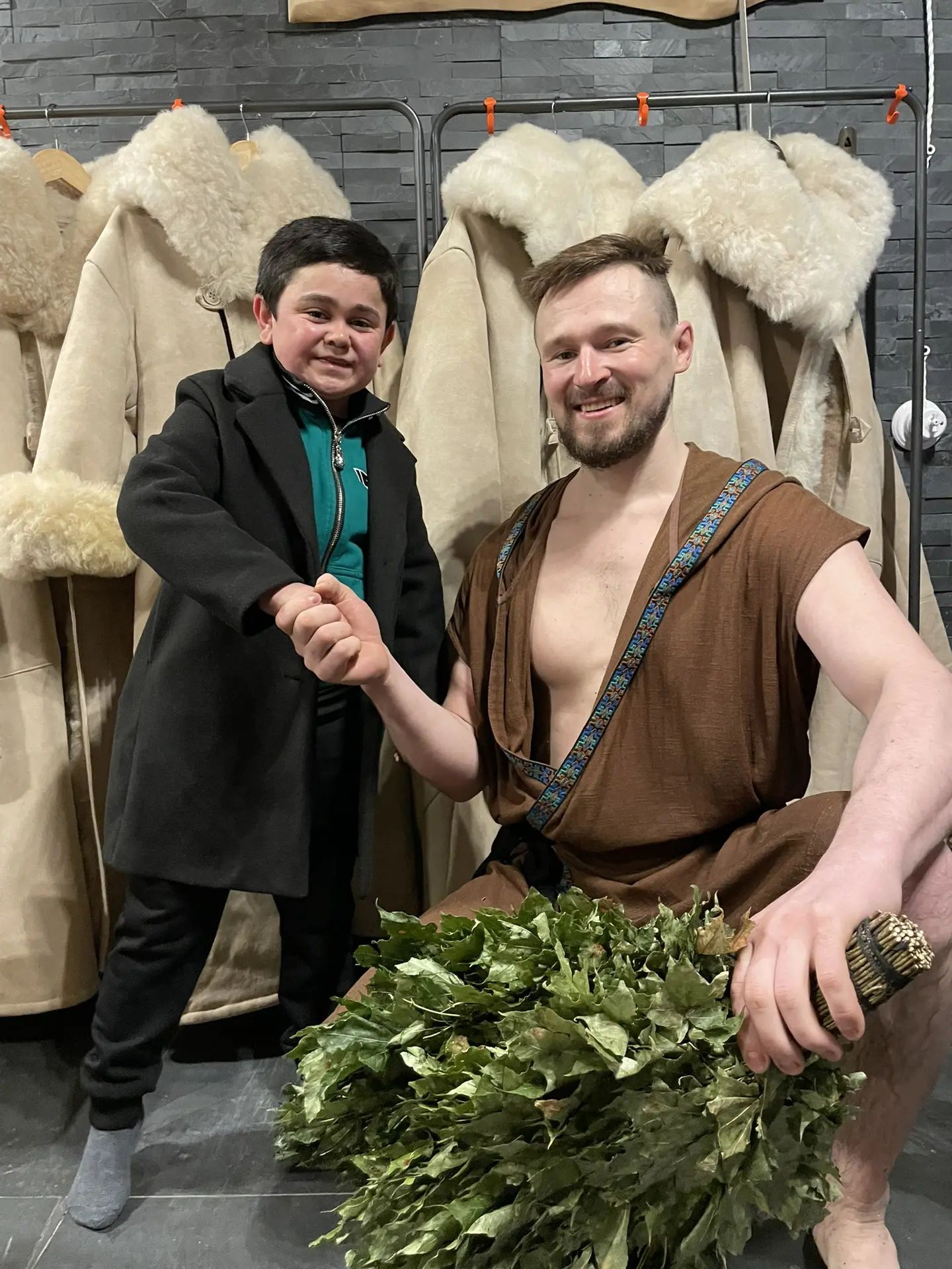 Абдурозик и Иван Благодел после парения